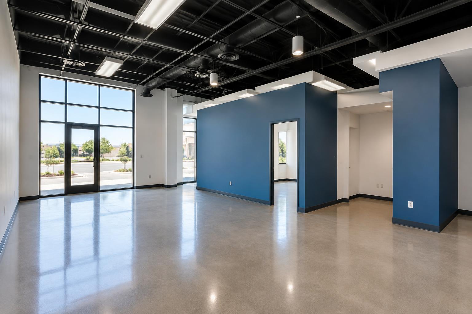 Illustrative commercial remodeling interior